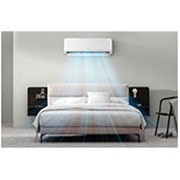 LG wall-mounted 1 Ton ON/OFF Air conditioner, Fast Cooling, Dual Sensing, Smart Operation, Anti Corrosion Gold Fin™, Auto Restart, LED Indication, LifeStyle02, LGC13T3, thumbnail 14