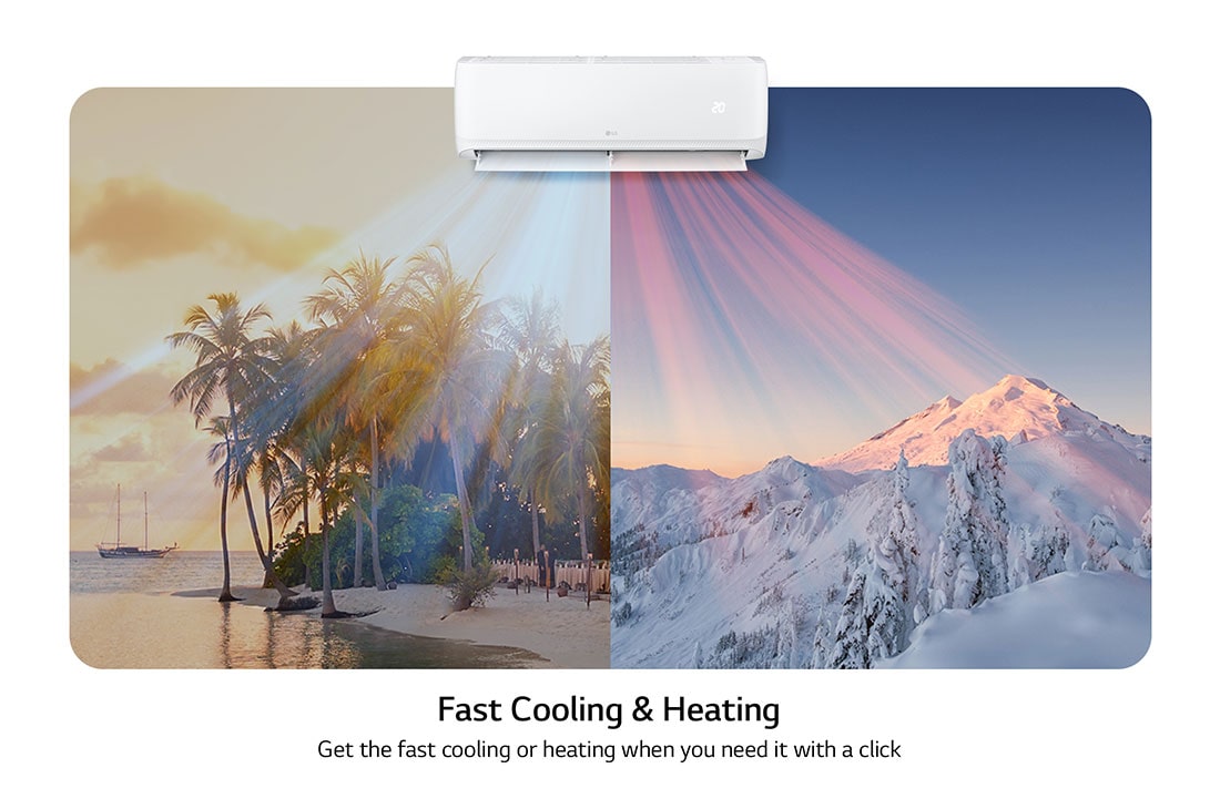 LG wall-mounted 1.5 Ton ON/OFF Air conditioner, Fast Cooling, Dual Sensing, Smart Operation, Anti Corrosion Gold Fin™, Auto Restart, LED Indication, LGC18T3, LGC18T3, thumbnail 8