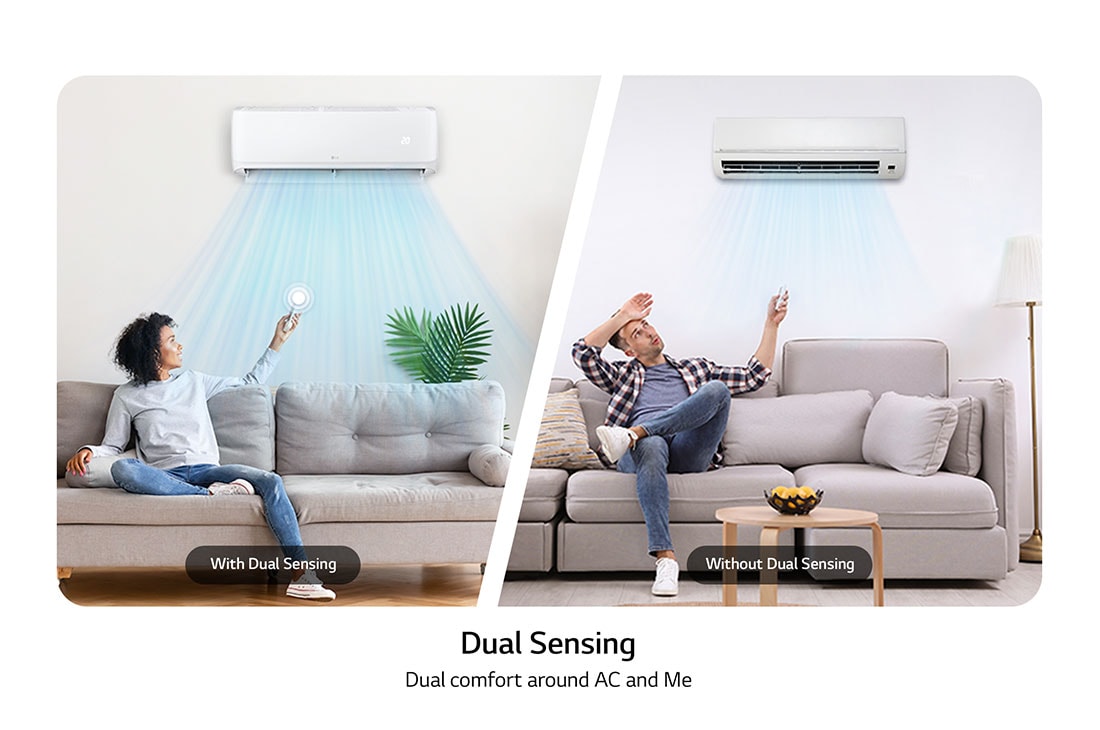 LG wall-mounted 1.5 Ton ON/OFF Air conditioner, Fast Cooling, Dual Sensing, Smart Operation, Anti Corrosion Gold Fin™, Auto Restart, LED Indication, LGC18T3, LGC18T3, thumbnail 10