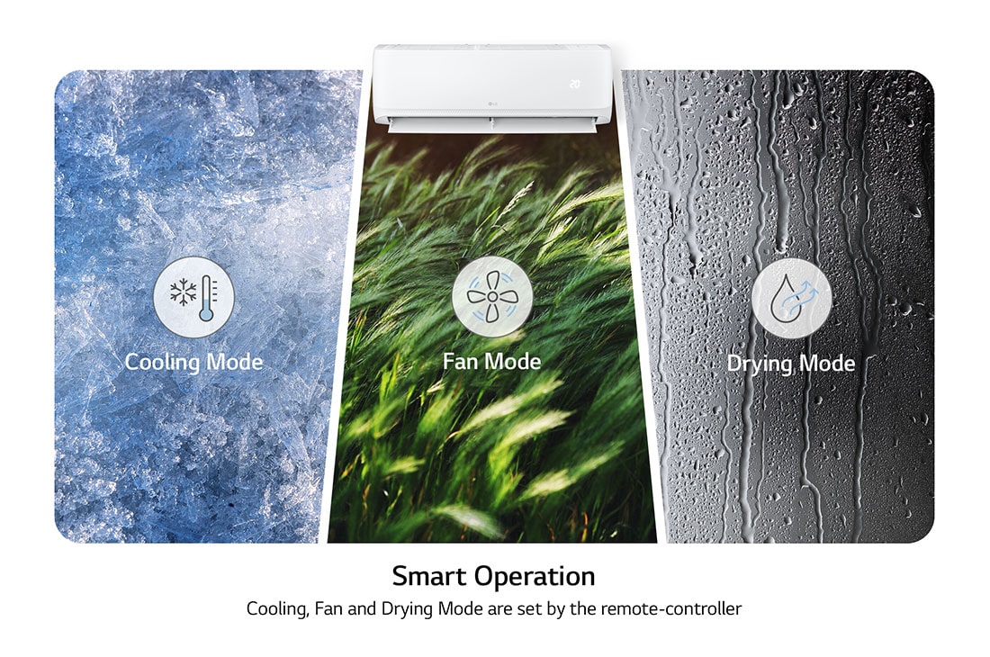 LG wall-mounted 1.5 Ton ON/OFF Air conditioner, Fast Cooling, Dual Sensing, Smart Operation, Anti Corrosion Gold Fin™, Auto Restart, LED Indication, LGC18T3, LGC18T3, thumbnail 11