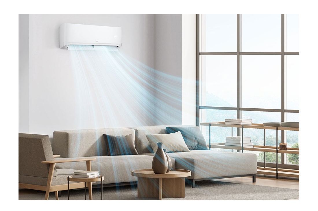 LG wall-mounted 1.5 Ton ON/OFF Air conditioner, Fast Cooling, Dual Sensing, Smart Operation, Anti Corrosion Gold Fin™, Auto Restart, LED Indication, LGC18T3, LGC18T3, thumbnail 13