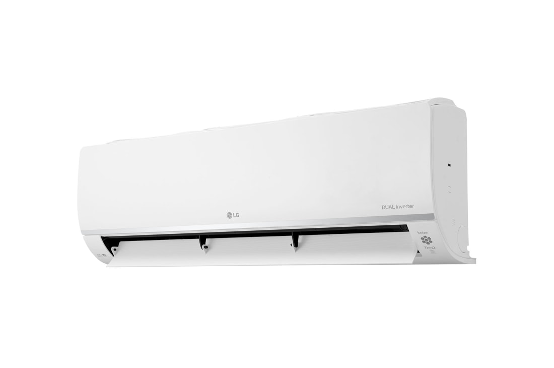 LG Dual Cool, 1.5 Ton Air Conditioner, Energy saving & Fast Cooling, Left side view with full open vents, BMPN19T4W, thumbnail 13