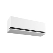 LG DUALCOOL AI 1.5 Ton Split Air Conditioner with Dual Inverter, Dual Vane, Soft Air , Ionizer , and Energy Saving&nbsp;, Left low-angle front view of LG ai air conditioner, AIR-19T4W, thumbnail 10