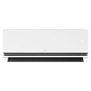 LG DUALCOOL AI 2 Ton Split Air Conditioner with Dual Inverter, Dual Vane, Soft Air , Ionizer , and Energy Saving&nbsp;, Front view of an LG air conditioner with the lower vane open, AIR-26T4W, thumbnail 2