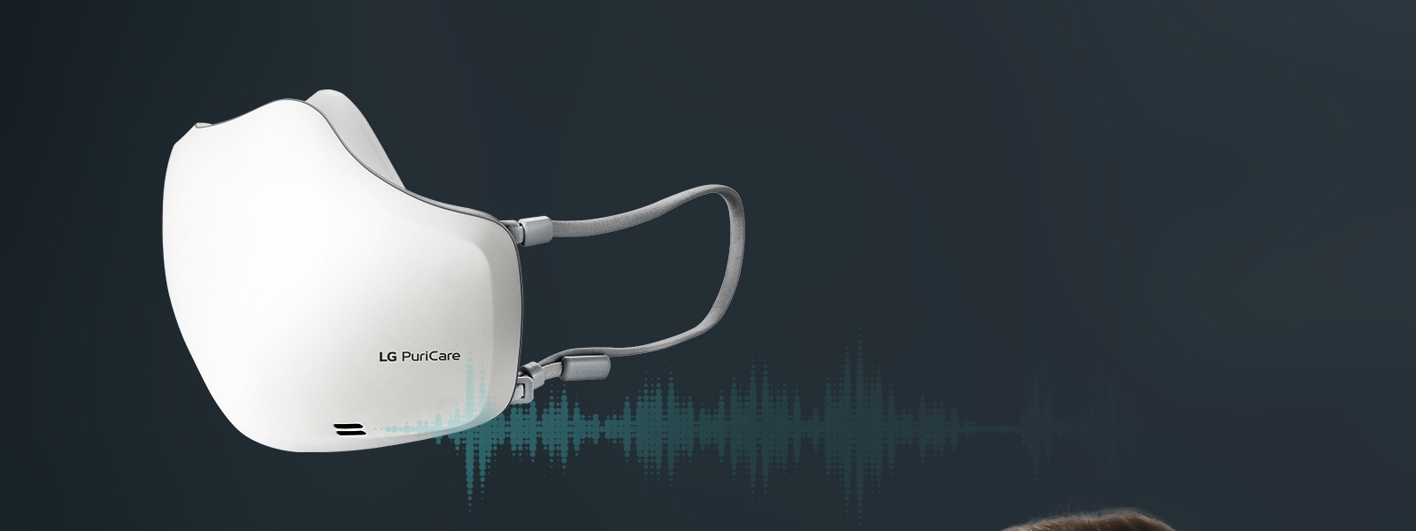 Smart design with VoiceON makes it possible to hear a voice clearly.