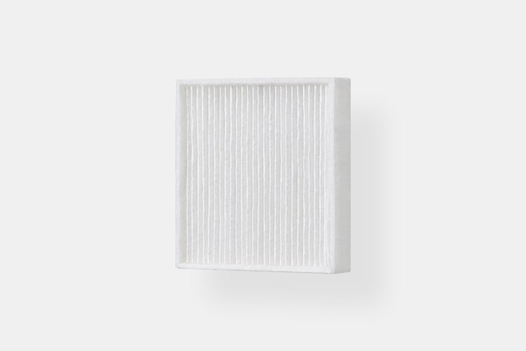 There are two H13 Grade HEPA filters.