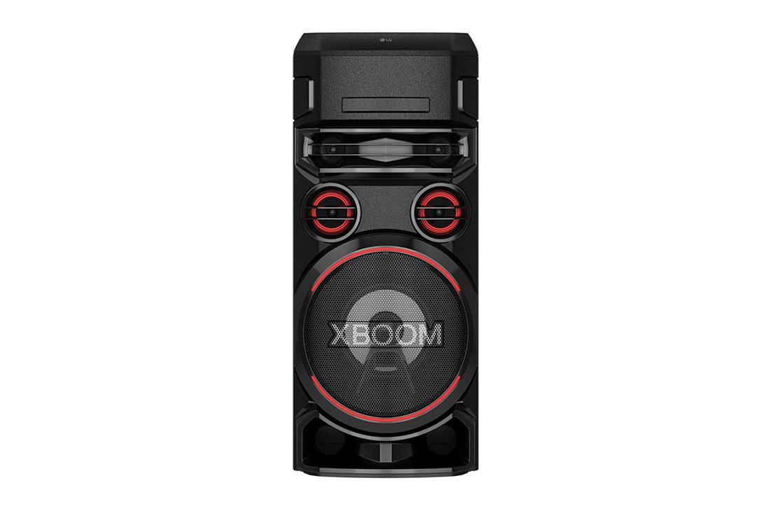 LG XBOOM ON7 500W One Body Speaker with Super Bass Boost, Karaoke & DJ Function, front view, ON7