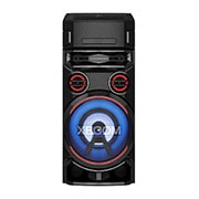 LG XBOOM ON7 500W One Body Speaker with Super Bass Boost, Karaoke & DJ Function, front view with blue lighting, ON7, thumbnail 3