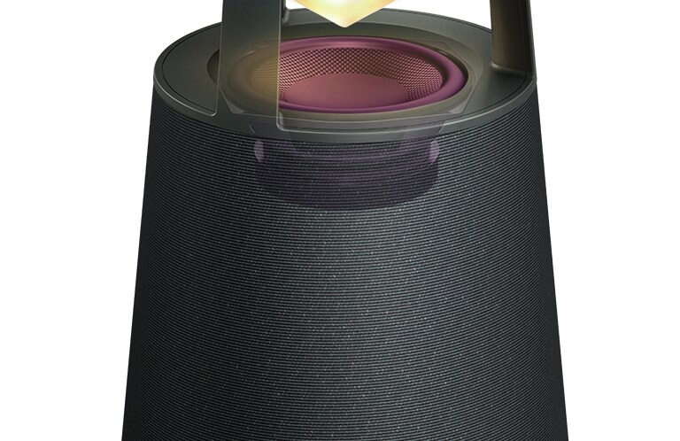 Image showing Glass fiber woofer unit in the middle of XBOOM 360.