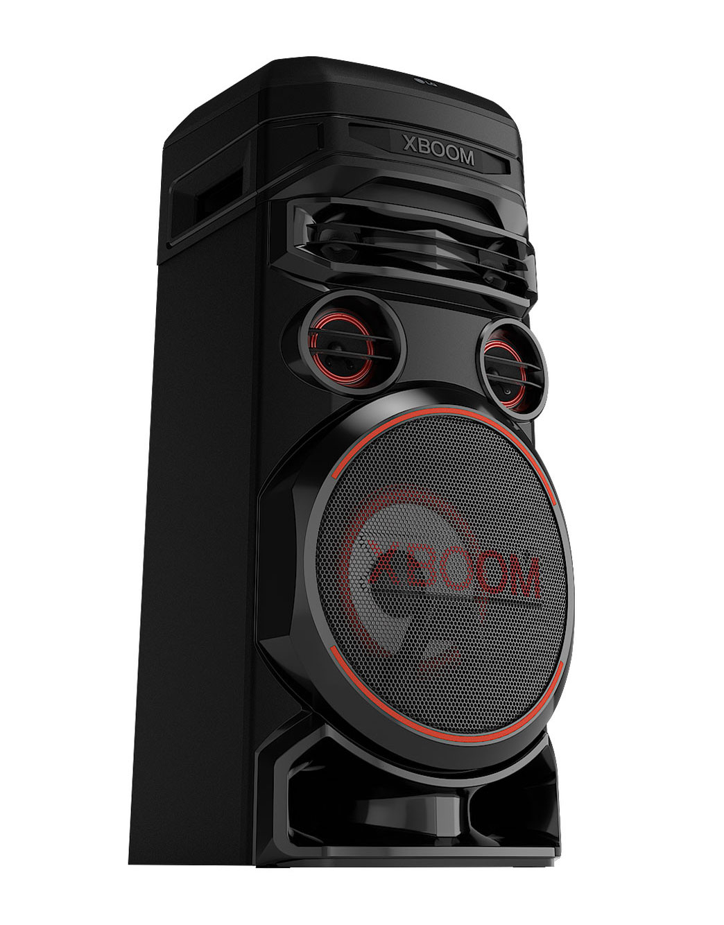 LG XBOOM RNC7, low angle with left side forward, RNC7