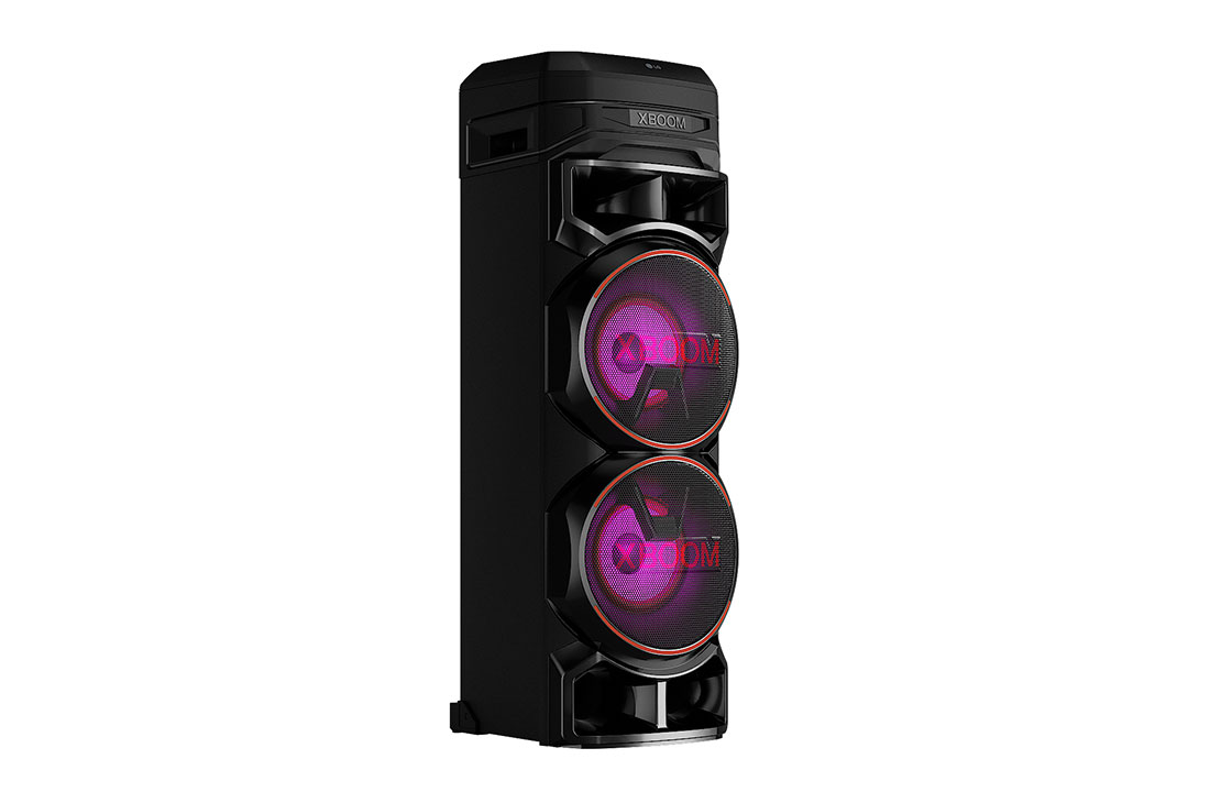 LG XBOOM RNC9, Right view with blue lighting, RNC9, thumbnail 4