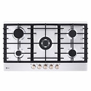 LG  LG Built-in 900mm Gas Cooktop ,5 Burners ,4.0kW cooking power Stainless Steel color , Top View, CG5Z3626S, thumbnail 1