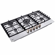 LG  LG Built-in 900mm Gas Cooktop ,5 Burners ,4.0kW cooking power Stainless Steel color , right , CG5Z3626S, thumbnail 2