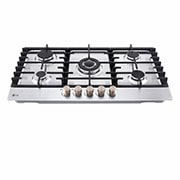 LG  LG Built-in 900mm Gas Cooktop ,5 Burners ,4.0kW cooking power Stainless Steel color , front , CG5Z3626S, thumbnail 4