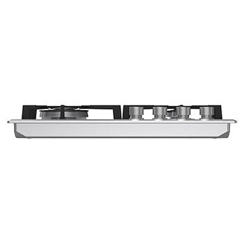 LG 60cm Built-In Gas Cooktop, 7.85kW Total Power with Cast Iron Wok Grids, LG cooktop side view, CG3D2414S, thumbnail 14