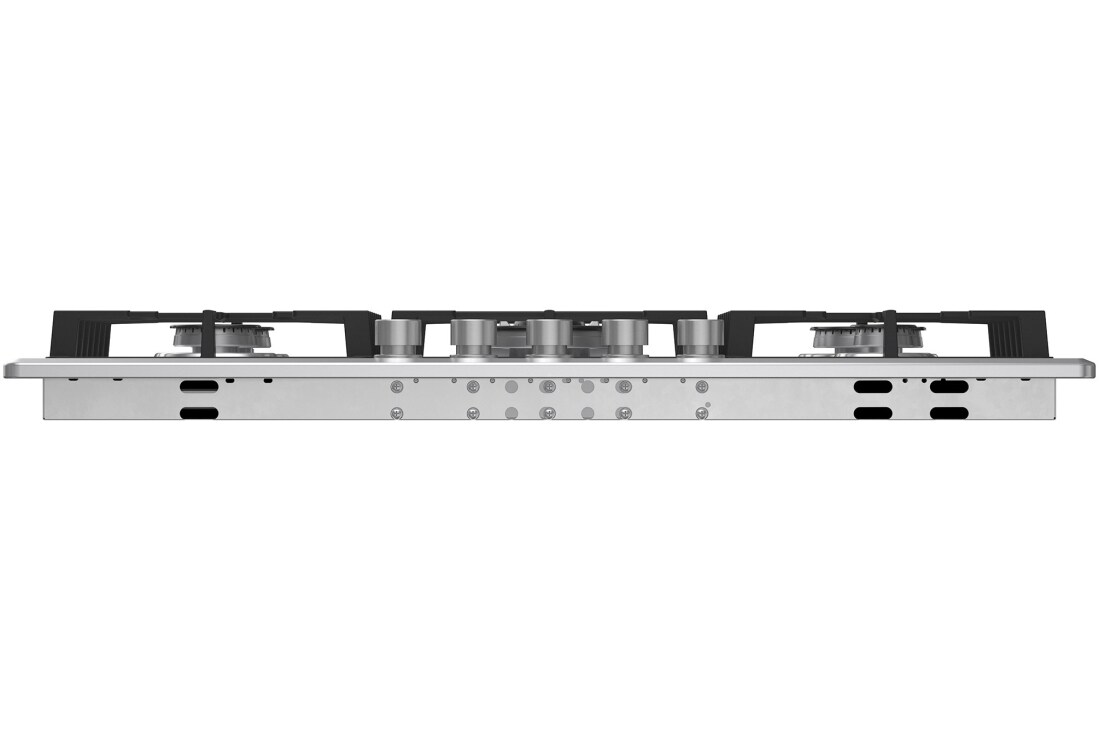 LG Built-In 90cm Gas Cooktop, 4.0kW Powerful Wok Burner Stainless Steel Finish, LG cooktop side view, CG5D3626S, thumbnail 14