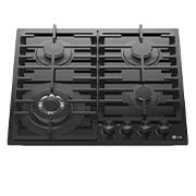 LG 60cm Built-In Gas Cooktop with Cast Iron Wok Grids and Black Tempered Glass , CG7D2414G, thumbnail 12