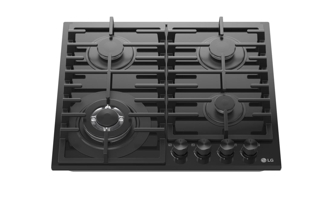 LG 60cm Built-In Gas Cooktop with Cast Iron Wok Grids and Black Tempered Glass , CG7D2414G, thumbnail 12