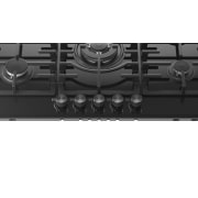 LG 90cm Built-In Gas Cooktop with Cast Iron Wok Grids and Black Tempered Glass, LG cooktop knob front detail view, CG7D3626G, thumbnail 7