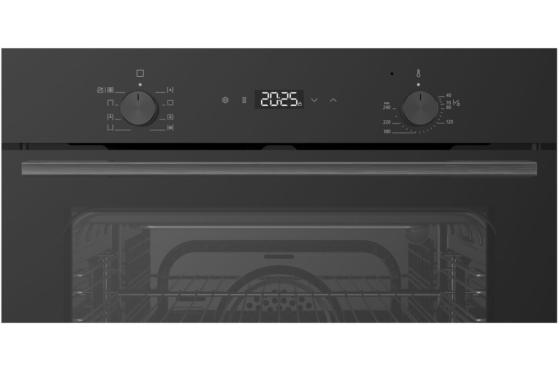 LG Built-In 60cm Electric Oven, 61L Capacity with Air Fry Function, Hand adjusting touch controls on a built-in oven control panel., WS5D6010G, thumbnail 8