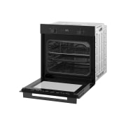LG Built-In 60cm Electric Oven, 61L Capacity with Air Fry Function, LG cooktop open right angled view, WS5D6010G, thumbnail 10