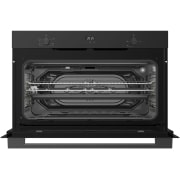 LG 90cm Built-In Gas Oven, 52L Capacity with Air Fry Function, LG oven open front view, WSG5D9611G, thumbnail 2