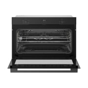 LG 90cm Built-In Gas Oven, 52L Capacity with Air Fry Function, LG oven open front angled view, WSG5D9611G, thumbnail 3