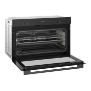 LG 90cm Built-In Gas Oven, 52L Capacity with Air Fry Function, LG cooktop open left angled view, WSG5D9611G, thumbnail 11