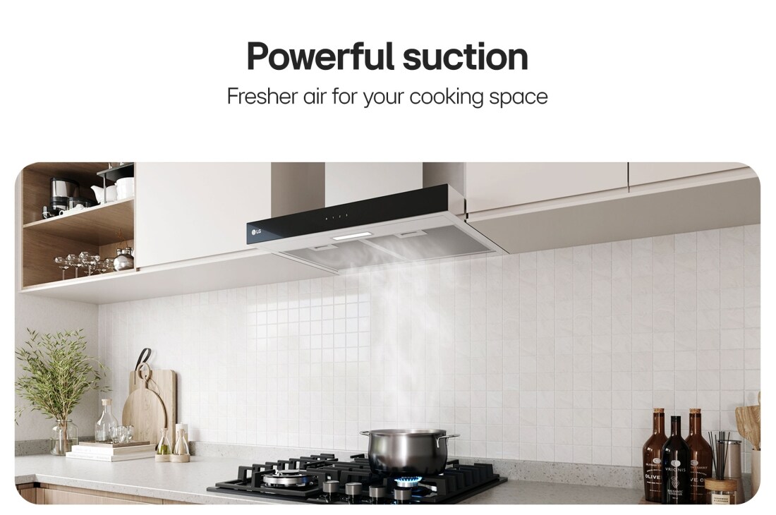 LG 60cm Built-In Hood with Touch Control Panel and Boost Extraction Function, 60cm Built-In Hood, HC5D2425S, thumbnail 3