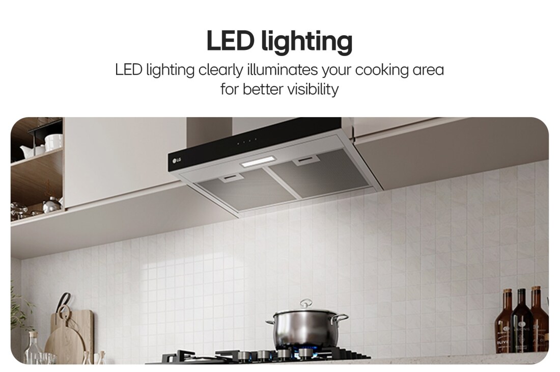 LG 60cm Built-In Hood with Touch Control Panel and Boost Extraction Function, 60cm Built-In Hood, HC5D2425S, thumbnail 5