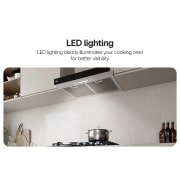 LG 60cm Built-In Hood with Touch Control Panel and Boost Extraction Function, 60cm Built-In Hood, HC5D2425S, thumbnail 5