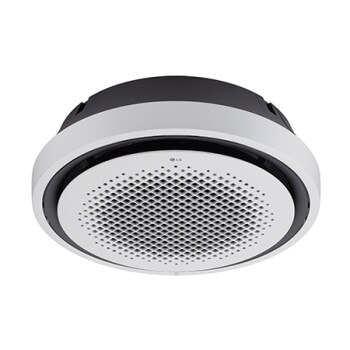 LG Round Cassette has many holes in the center of the perfectly round circle, and the edges are black and banded around.1