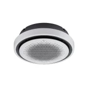 LG Round Cassette, Cassette_Inverter_H/P (1Φ), 36kBtu, LG Round Cassette has many holes in the center of the perfectly round circle, and the edges are black and banded around., ATNW36GYLT1 ANWBDXB + ATUW36GYLT1 ANWBDXB, thumbnail 1