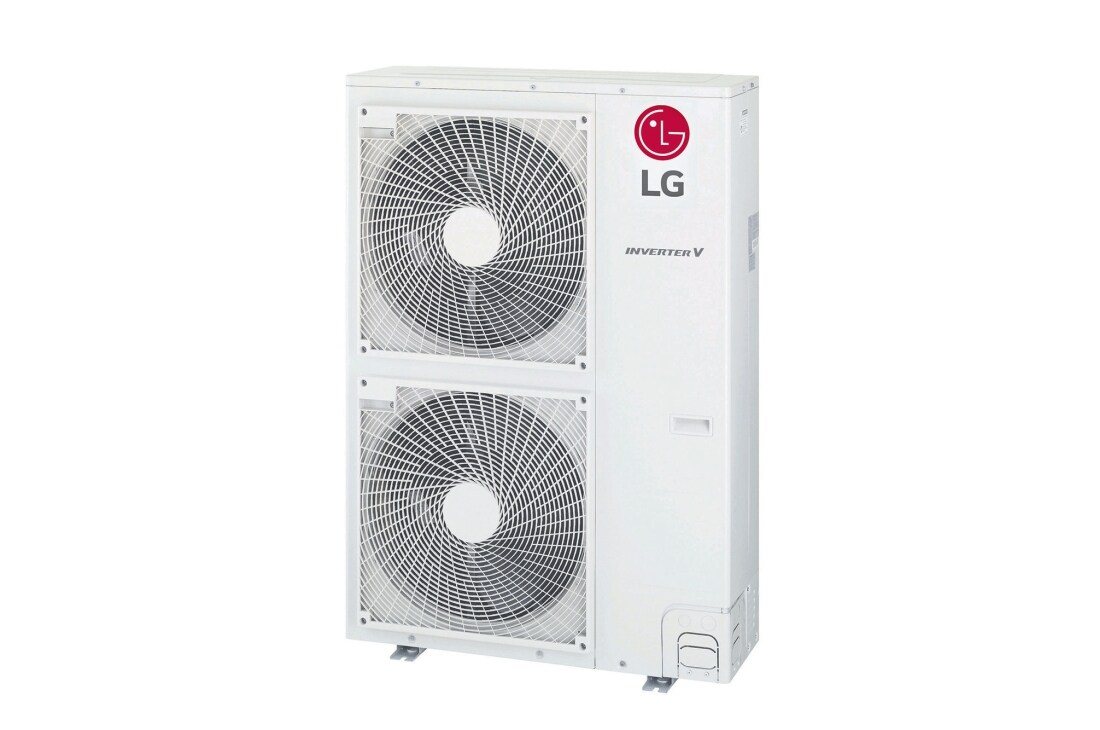 LG Round Cassette, Cassette_Inverter_H/P (1Φ), 48kBtu, LG Single Split Outdoor Unit has a long rectangular shape and has a large fan built-in inside., ATNW48GYLT1 ANWBDXB + ATUW48GYLT1 ANWBDXB, thumbnail 2