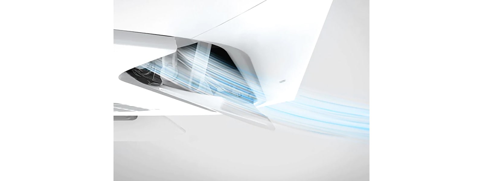 Image of air coming out from the DUAL Vane.