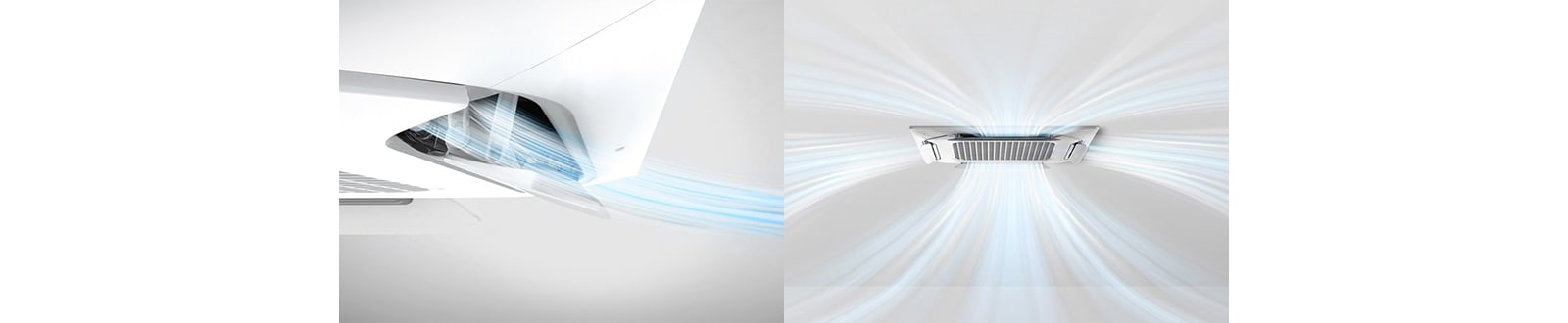 Image of air flow from the DUAL Vane Cassette.