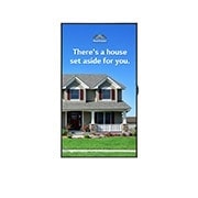 LG Window Facing Display,  front view, 49XS4J-B, thumbnail 1