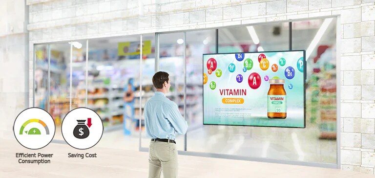 75XS4G has high energy efficiency, so it shows a high quality display and saves cost at the same time.