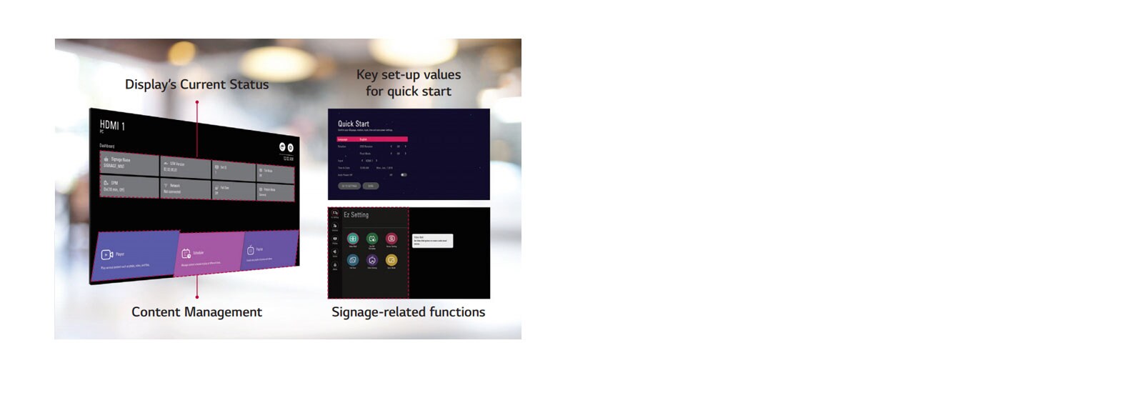 User-Friendly Menu Structure