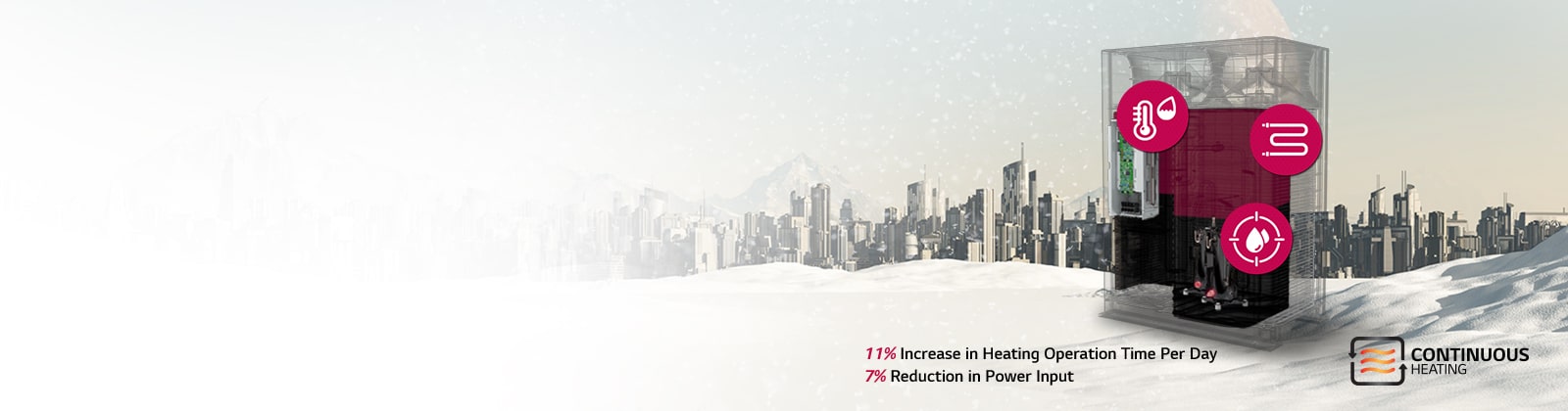 An image representing the continuous heating of Multi V 5.