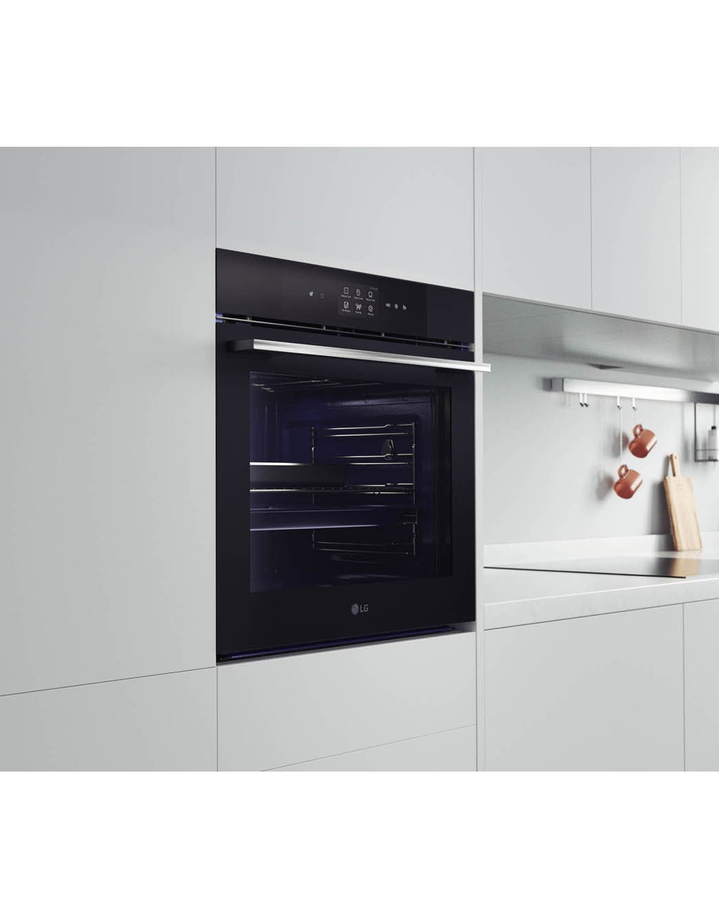 LG InstaView Oven 76 Liters A++ Air Fry & Steam Sous-Vide , WSED7667M
