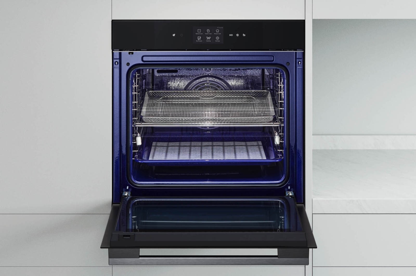 LG InstaView Oven 76 Liters A++ Air Fry & Steam Sous-Vide , WSED7667M