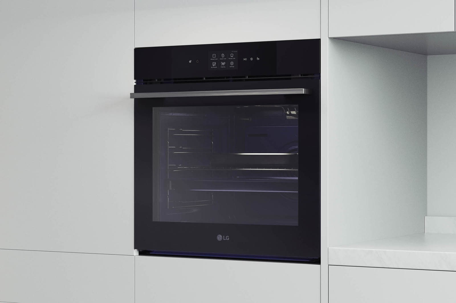 LG InstaView Oven 76 Liters A++ Air Fry & Steam Sous-Vide , WSED7667M