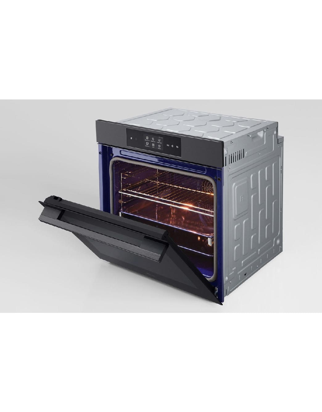 LG InstaView Oven 76 Liters A++ Air Fry & Air Sous-Vide, Right side view (Open), WSED7665B