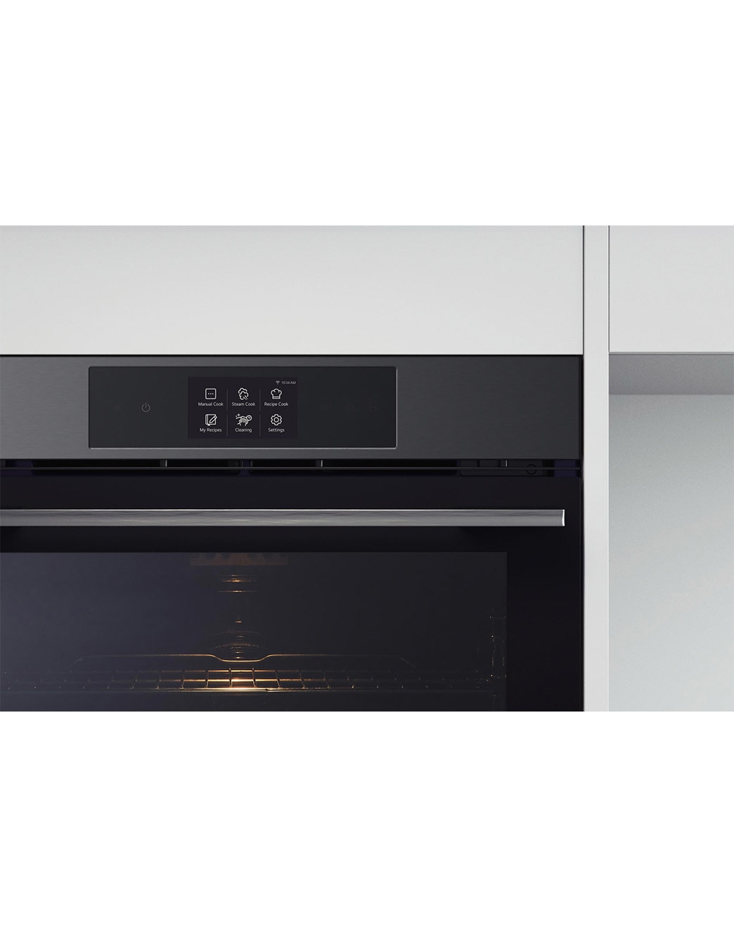 LG InstaView Oven 76 Liters A++ Air Fry & Air Sous-Vide, Display front view, WSED7665B