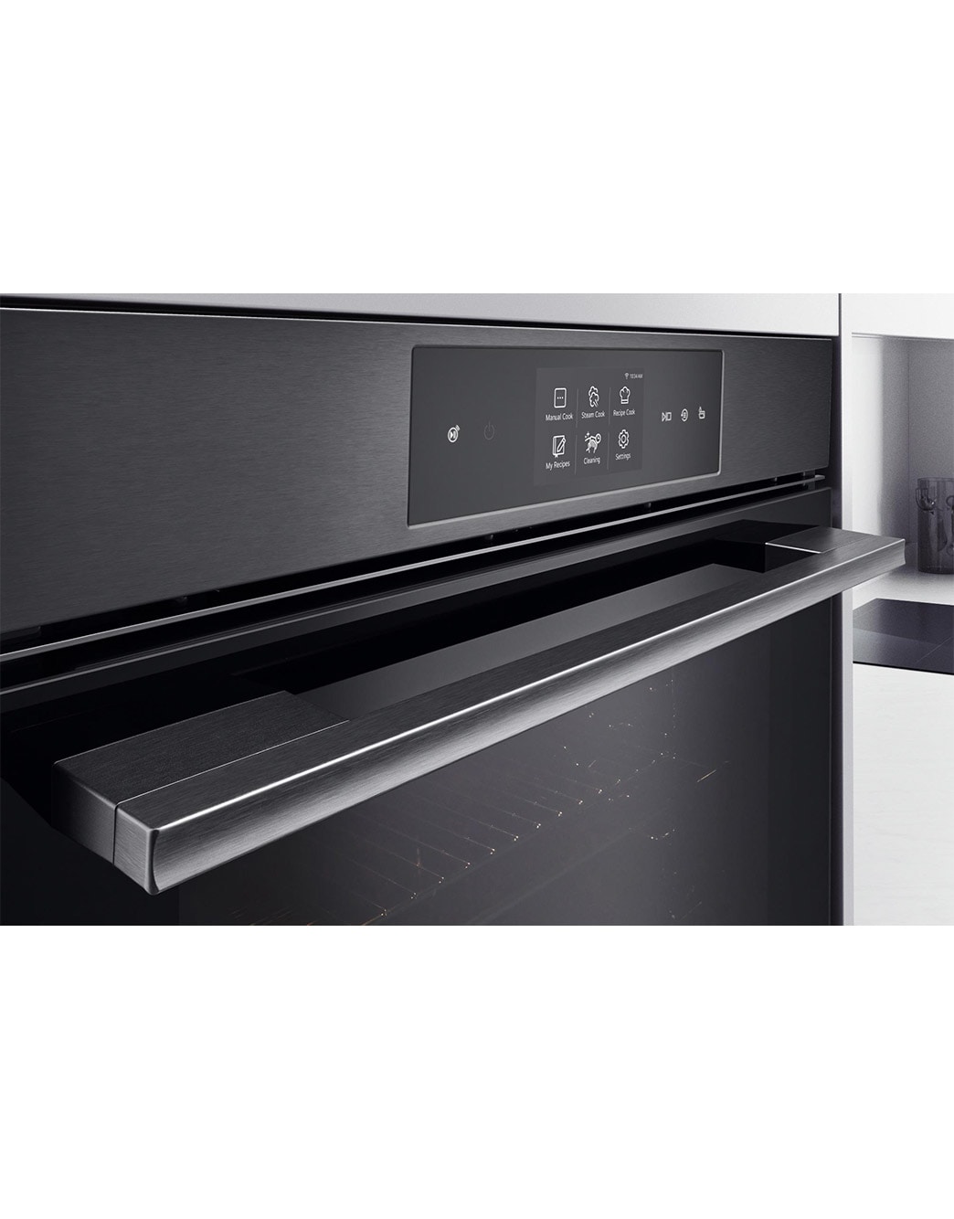 LG InstaView Oven 76 Liters A++ Air Fry & Air Sous-Vide, Display detail view, WSED7665B