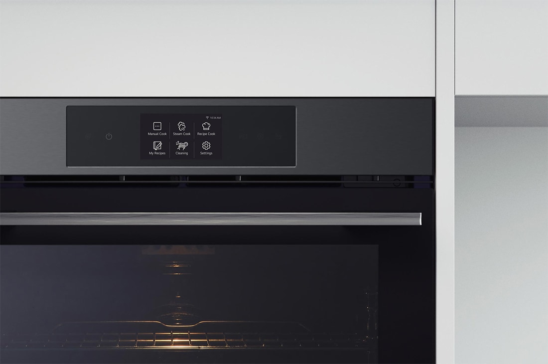 LG InstaView Oven 76 Liters A++ Air Fry & Air Sous-Vide, Display front view, WSED7665B, thumbnail 7