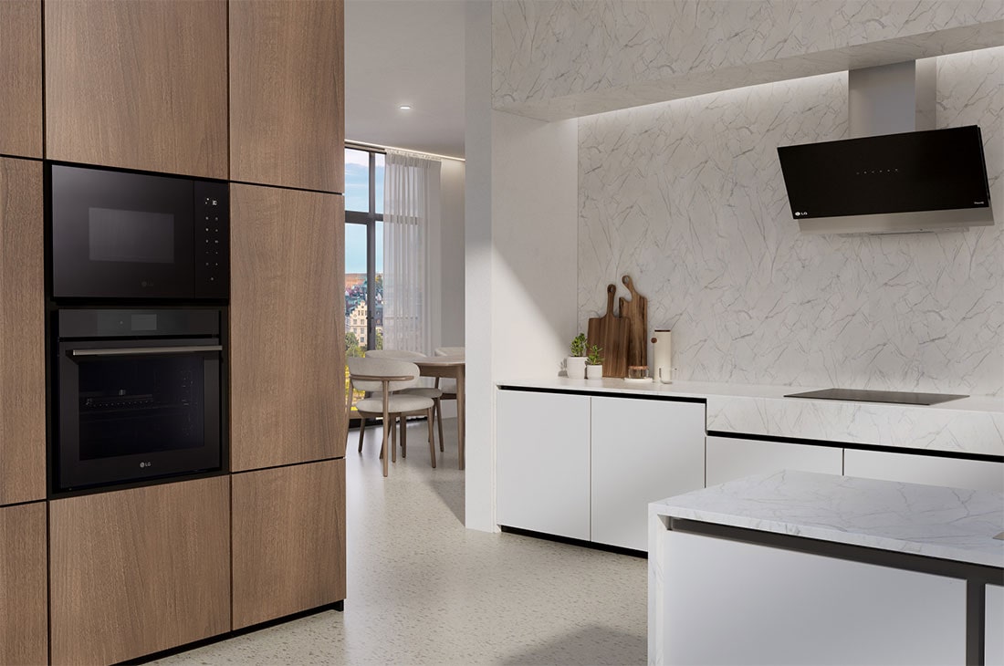 LG Built-in Microwave Oven 25L, Black Glass, With LED Touch Display and Child Lock Option, Lifestyle_A, MGBZ2593F, thumbnail 12