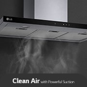 LG Hood 90cm, With Touch Control, Powerful suction, and 3 modes with Power Boost mode , Suction View, HC7Z3625S, thumbnail 7