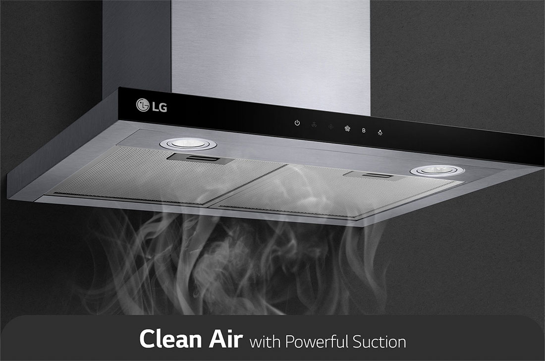 LG Hood 60cm, With Touch Control, Powerful suction, and 3 modes with Power Boost mode , Suction, HC7Z2425S, thumbnail 7